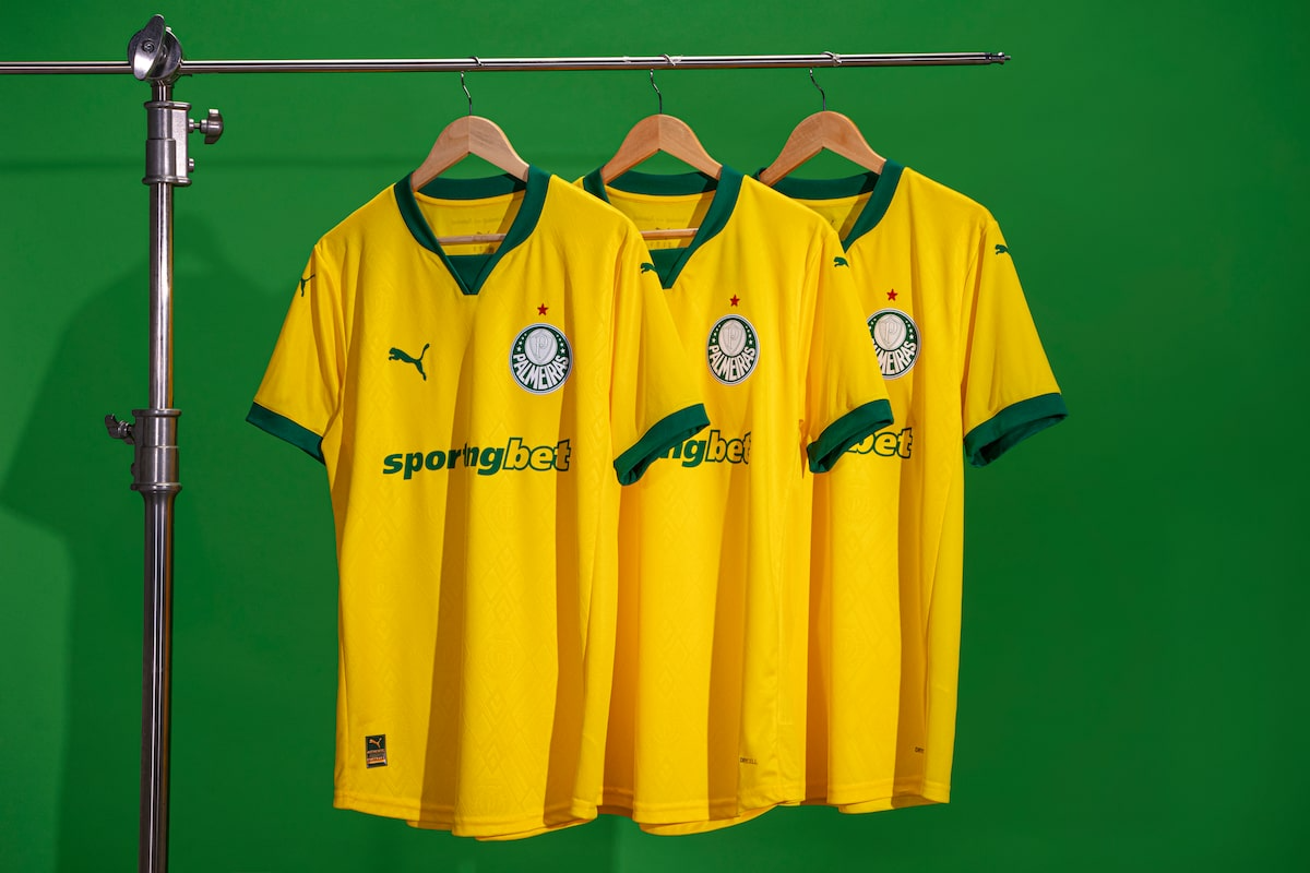 Novo manto do verdão, em Amarelo!