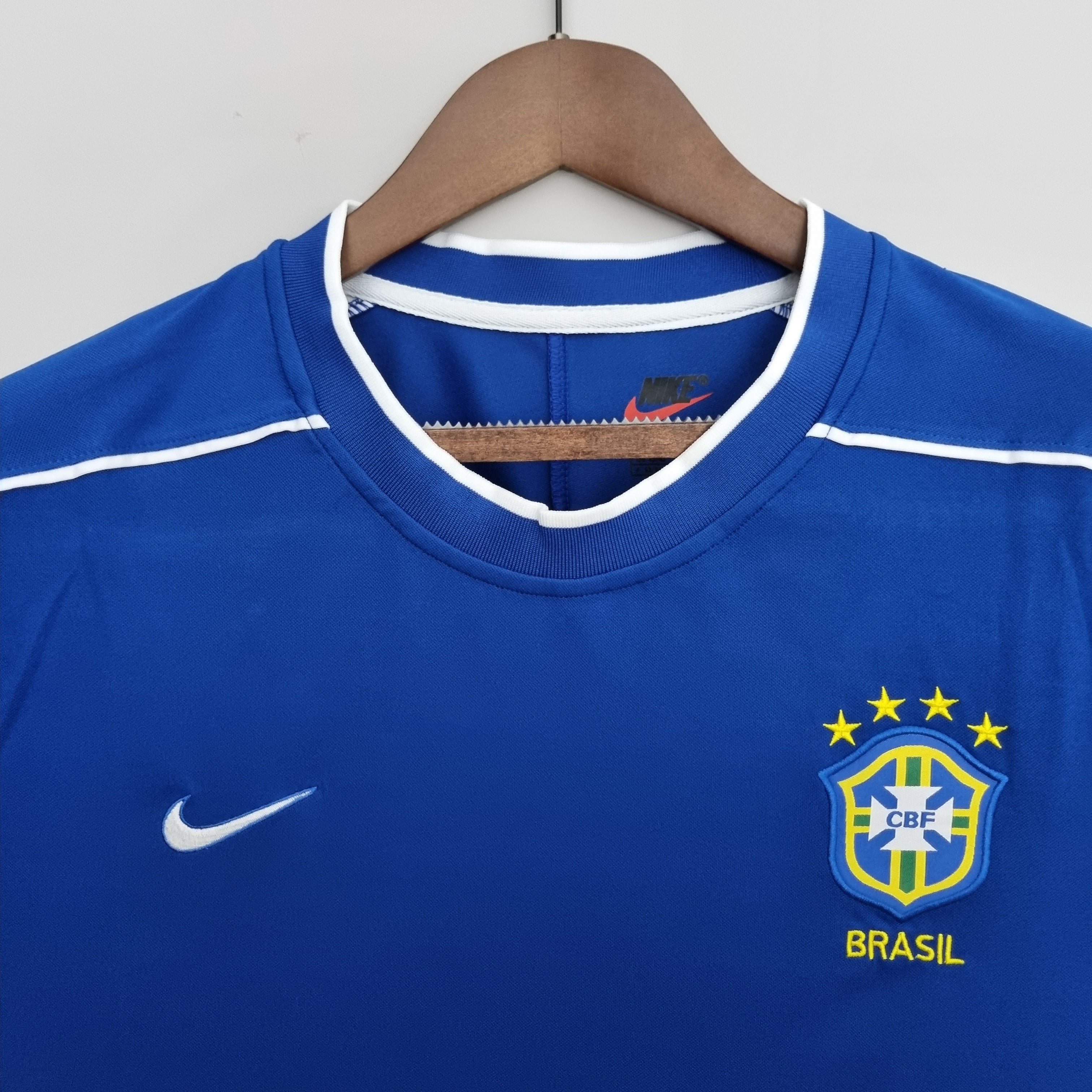 CAMISA RETRÔ BRASIL AWAY 1998
