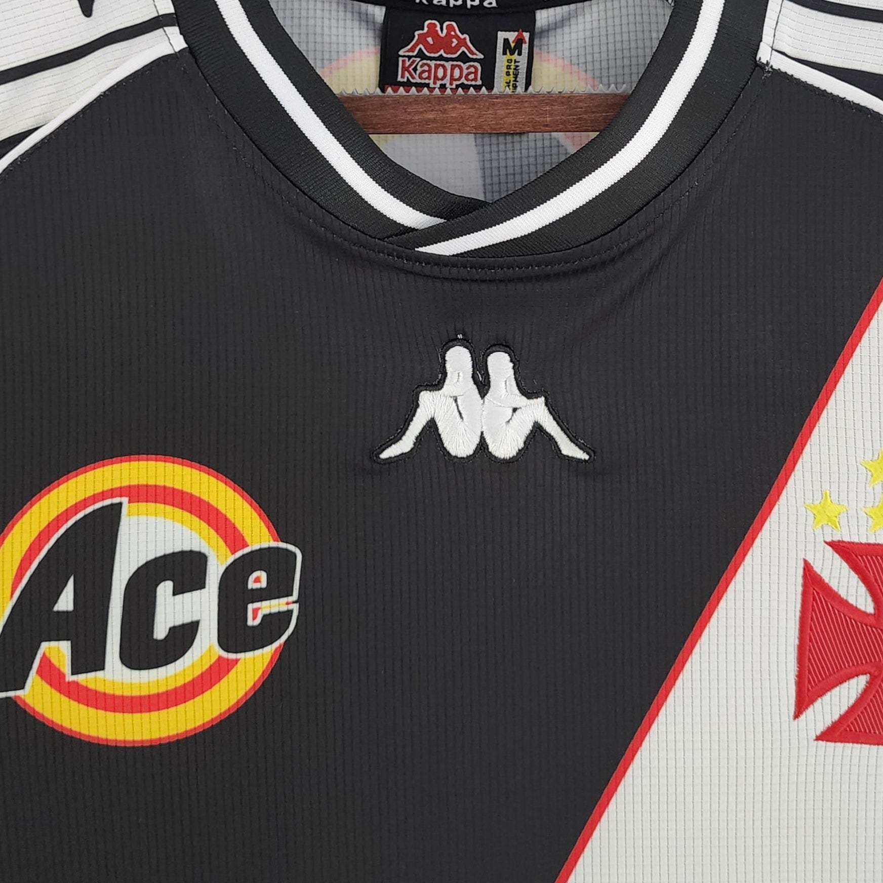 CAMISA RETRÔ VASCO DA GAMA BLACK 2000