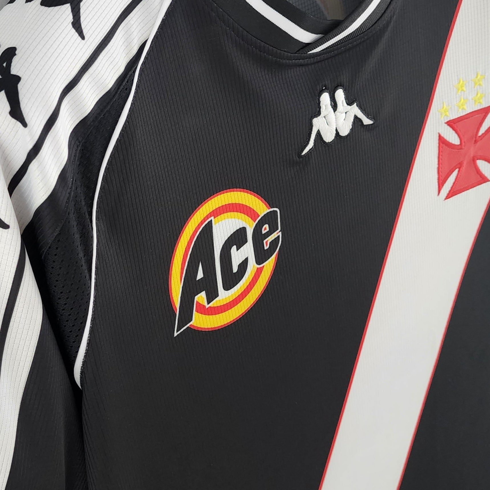 CAMISA RETRÔ VASCO DA GAMA BLACK 2000