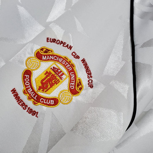 CAMISA RETRÔ MANCHESTER UNITED AWAY 91/92