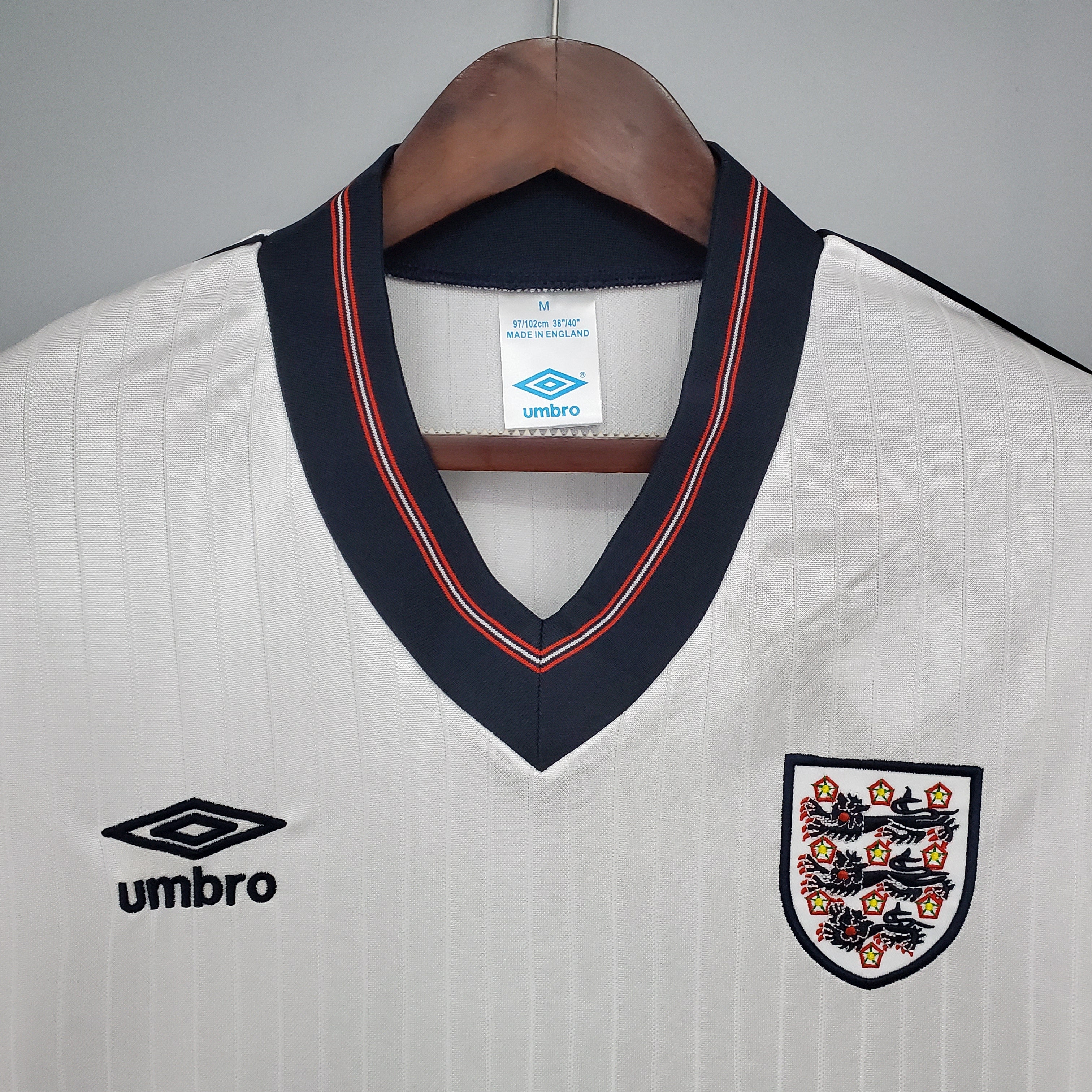 CAMISA RETRÔ INGLATERRA HOME 84/87