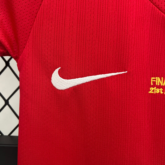 KIT INFANTIL RETRÔ MANCHESTER UNITED HOME 08/09