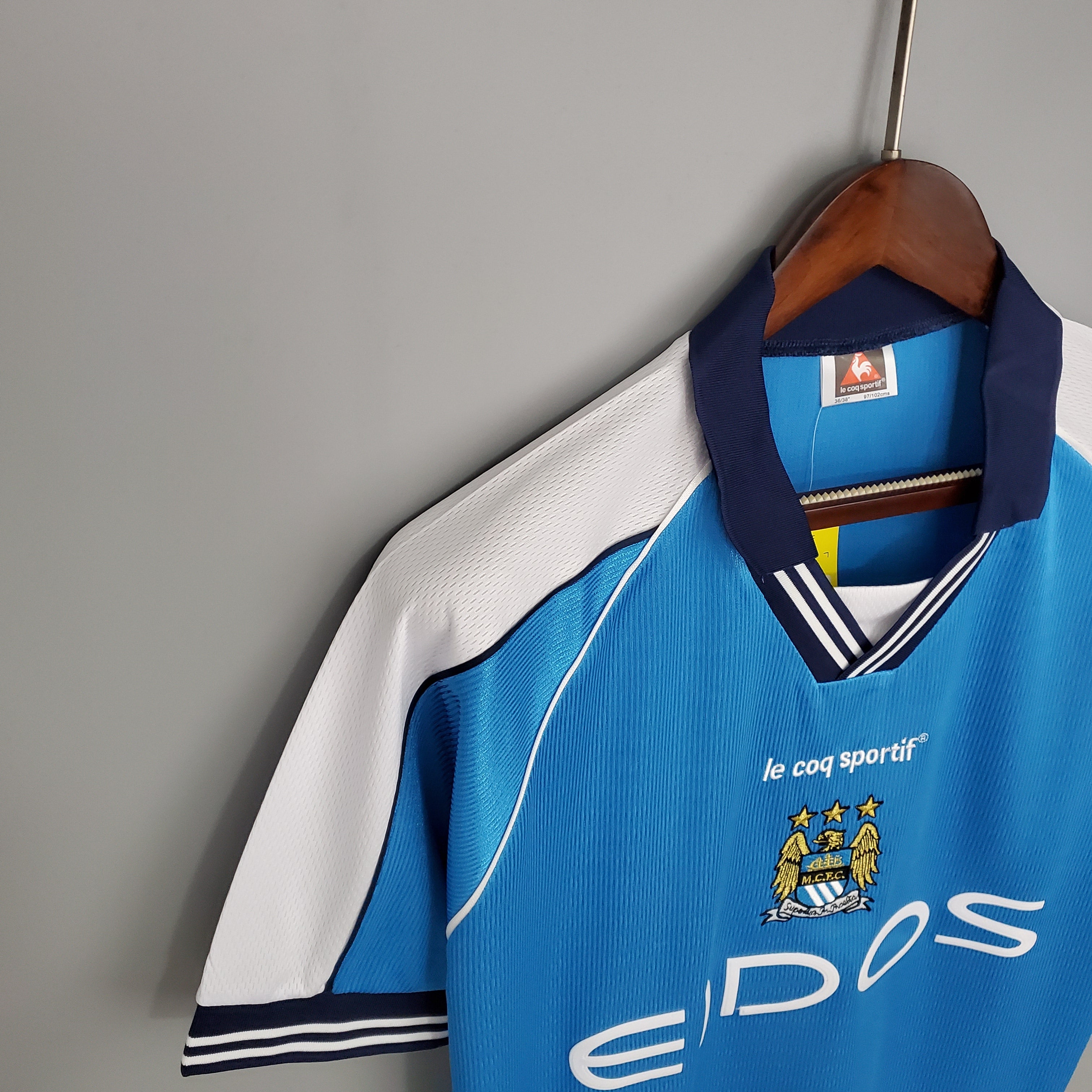 CAMISA MANCHESTER CITY RETRÔ HOME 99/00