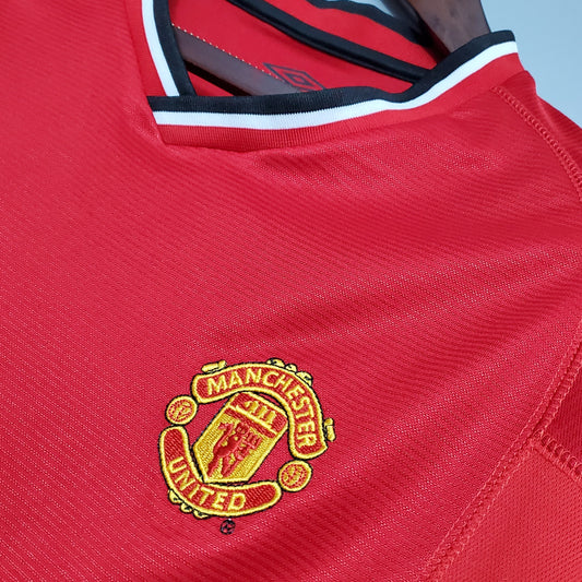 CAMISA RETRÔ MANCHESTER UNITED HOME 00/01
