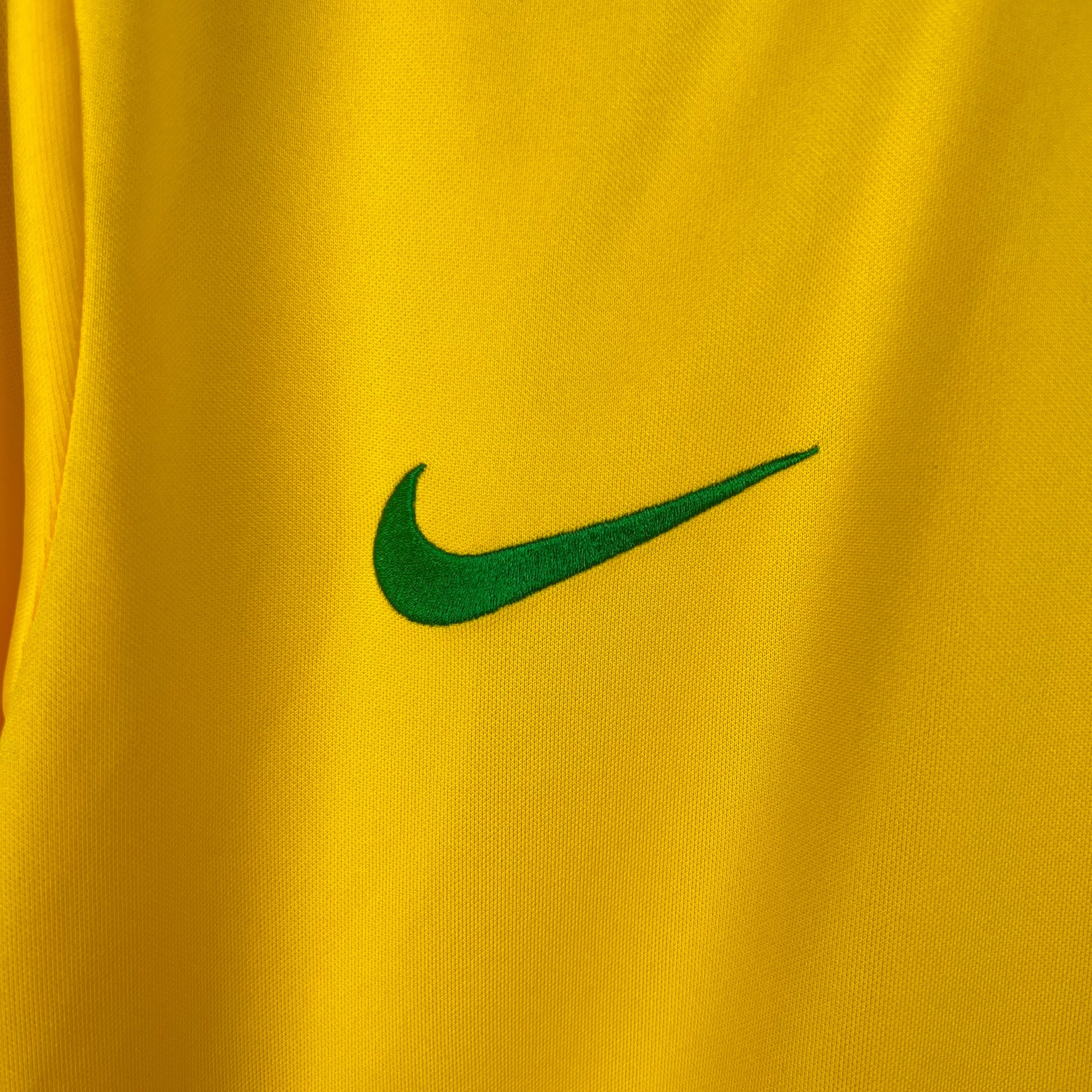 CAMISA RETRÔ MANGA LONGA BRASIL HOME 97/98