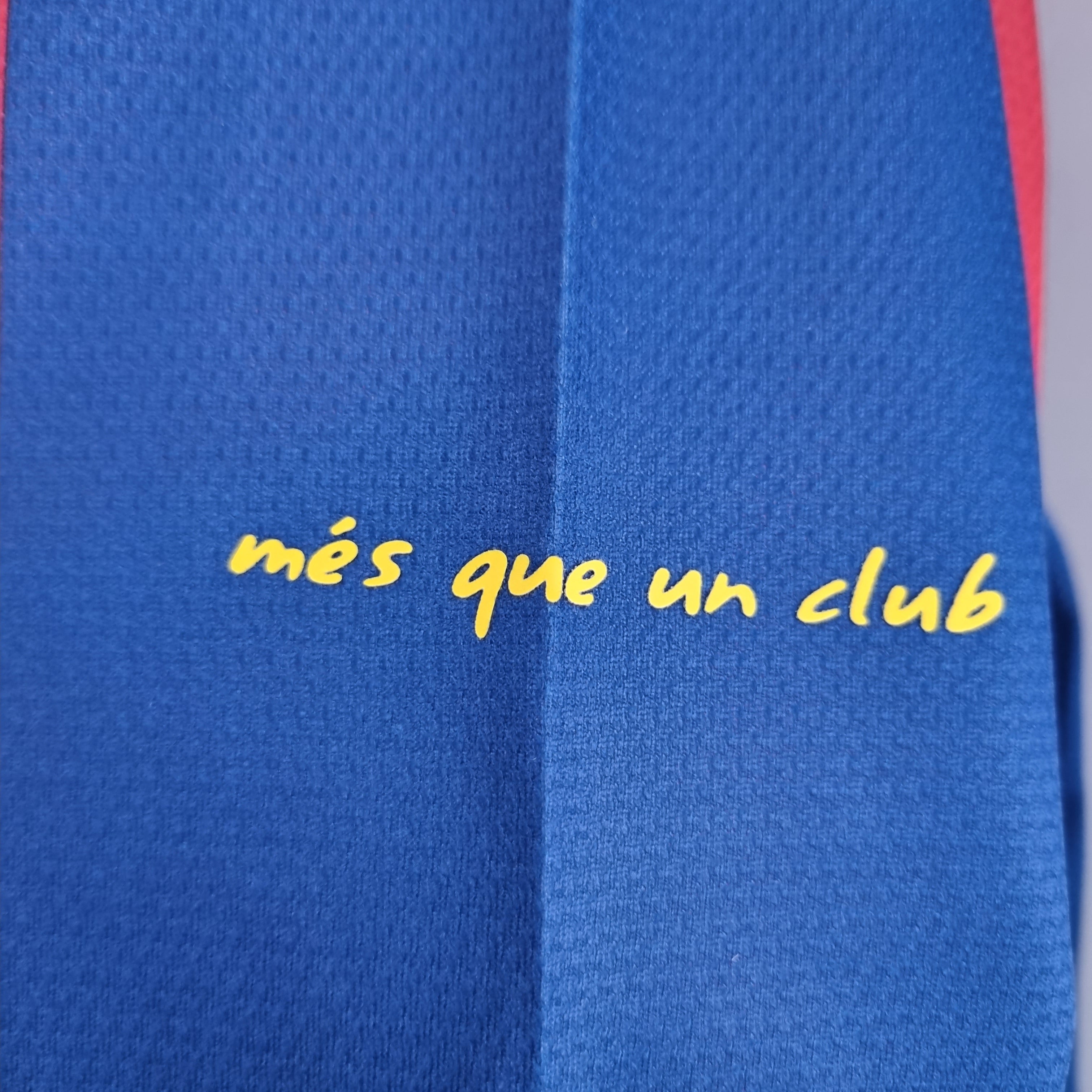 CAMISA RETRÔ BARCELONA HOME MANGA LONGA 10/11