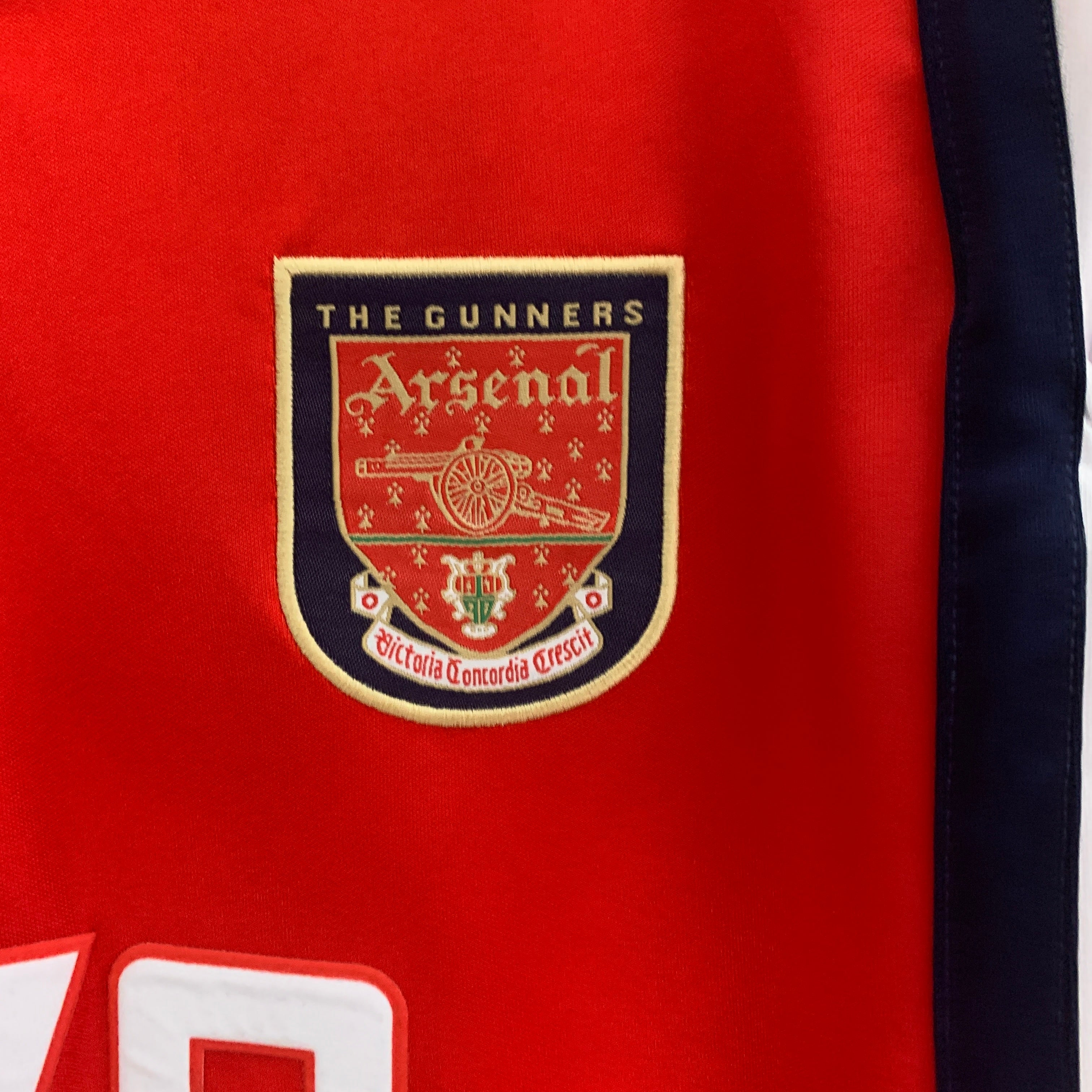 CAMISA RETRÔ ARSENAL HOME MANGA LONGA 98/99