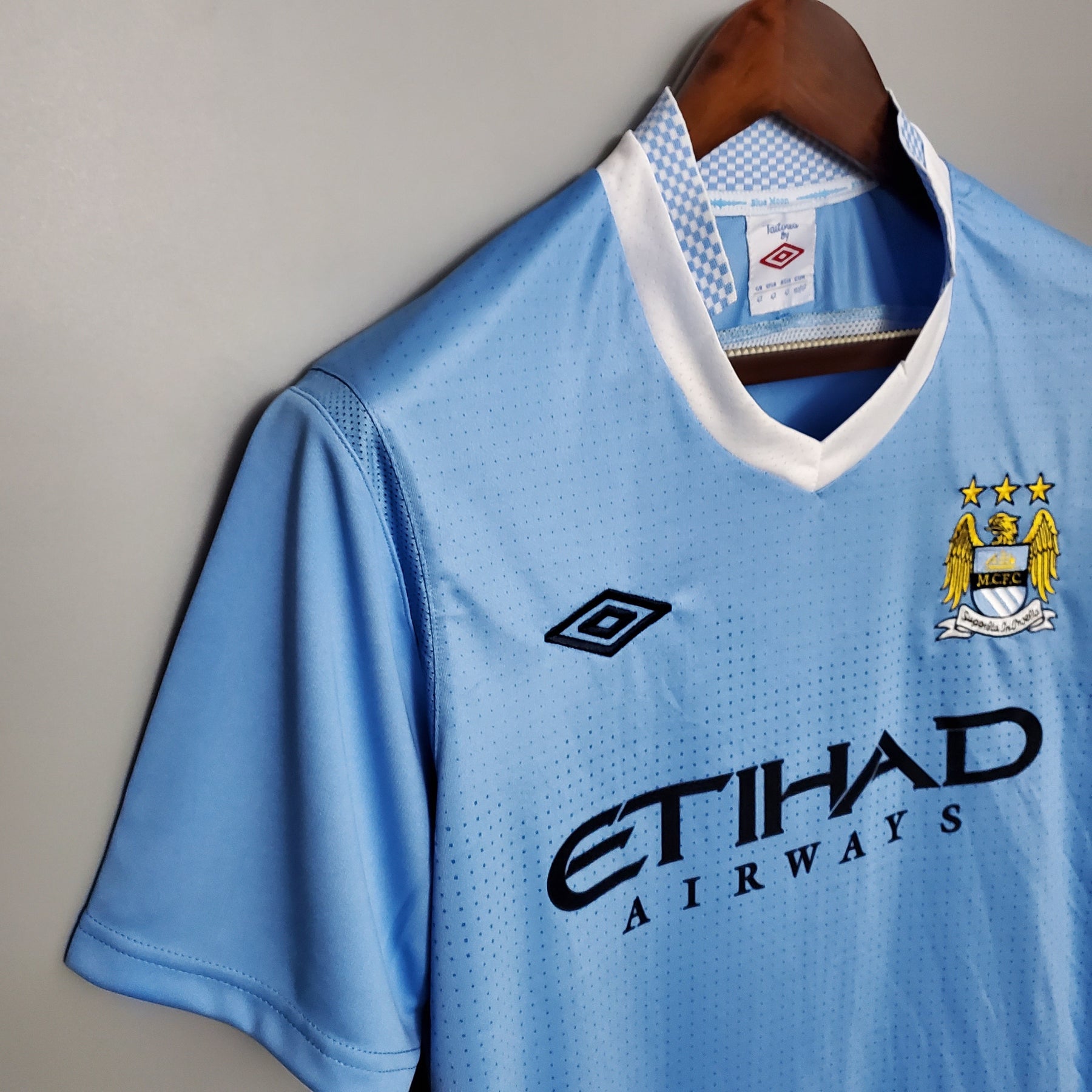 CAMISA MANCHESTER CITY RETRÔ HOME 11/12