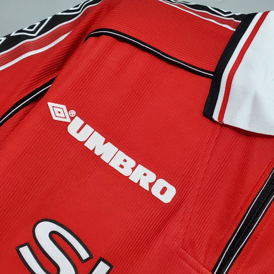 CAMISA RETRÔ MANCHESTER UNITED HOME 98/99