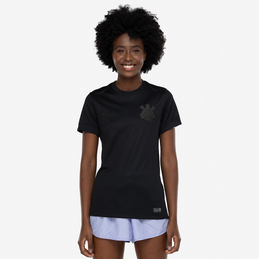 CAMISA FEMININA TIMAO II AWAY 2024/25 PRETO