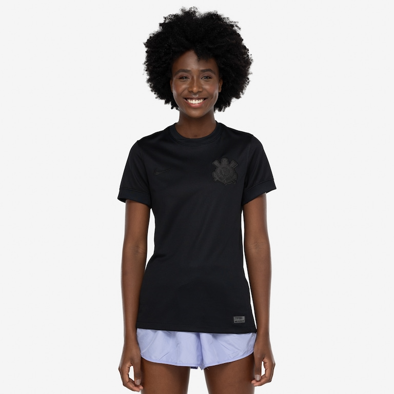 CAMISA FEMININA TIMAO II AWAY 2024/25 PRETO