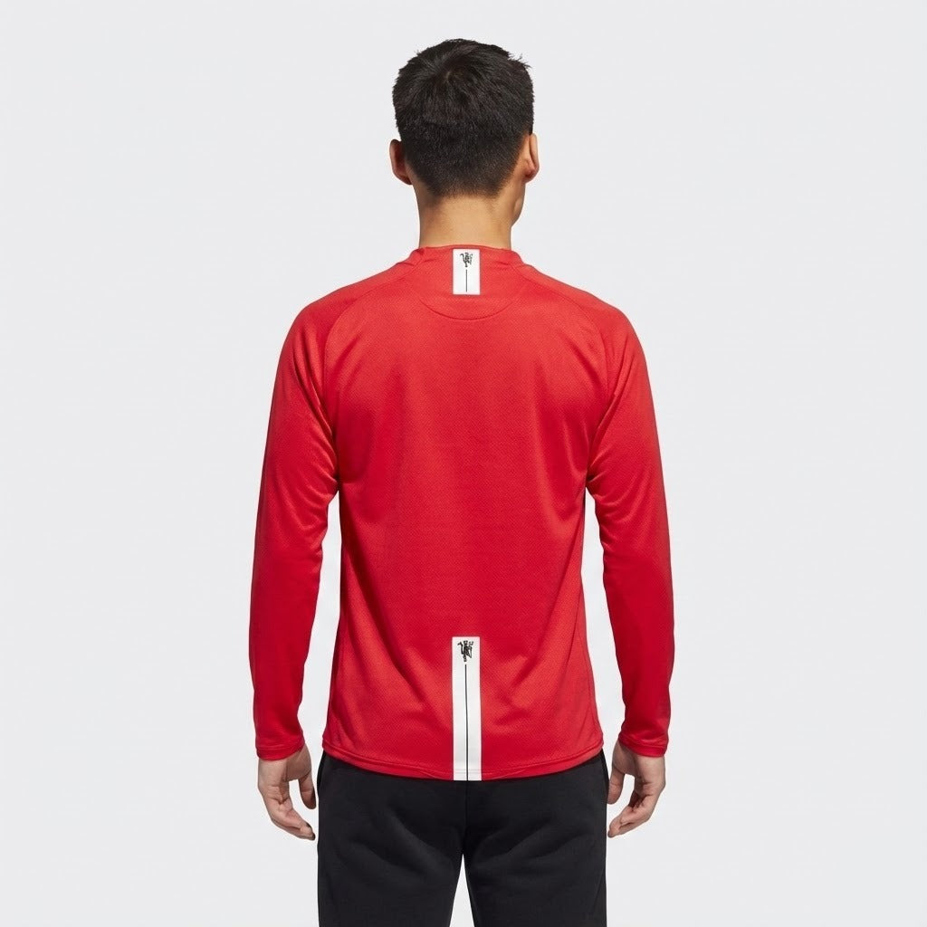 Camisa Retrô Manchester United 2007/08 Manga Longa Edição Champions League