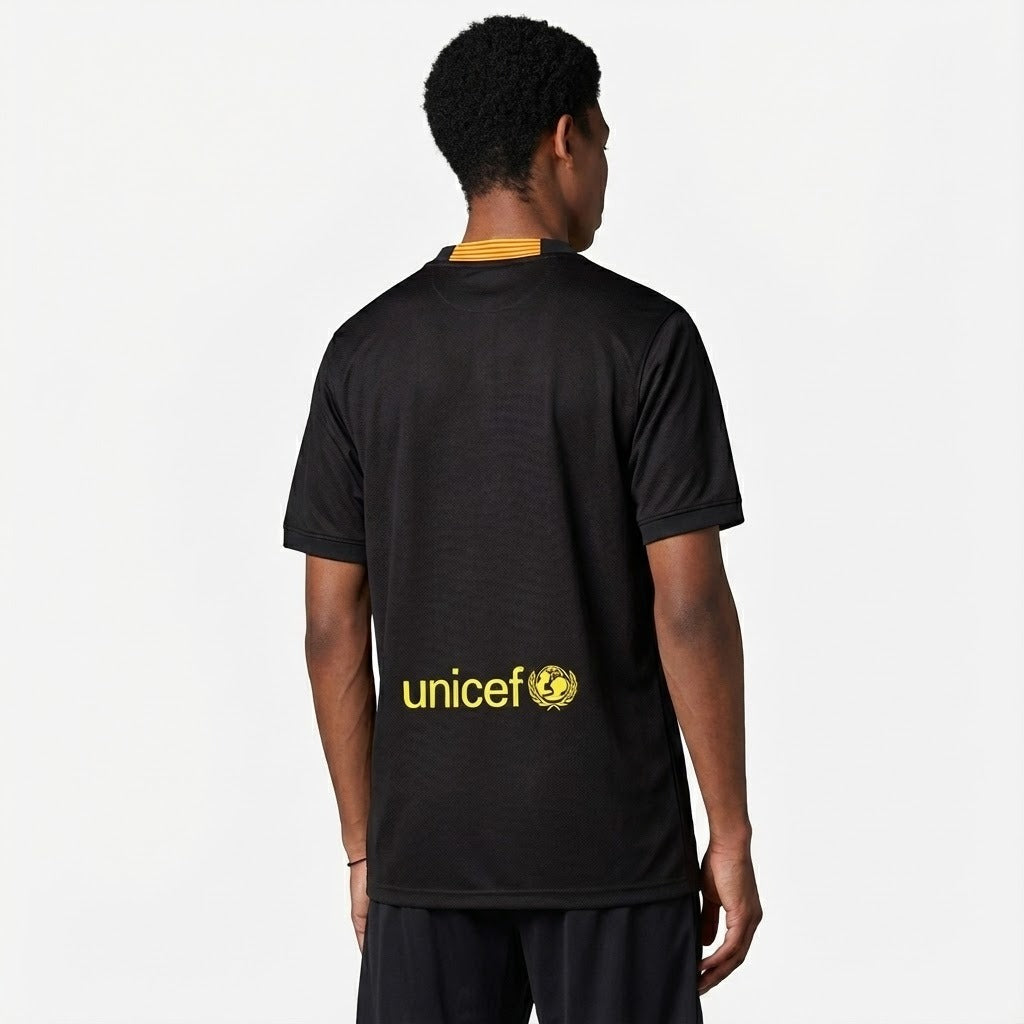 CAMISA RETRÔ BARCELONA 2013/14 PRETA