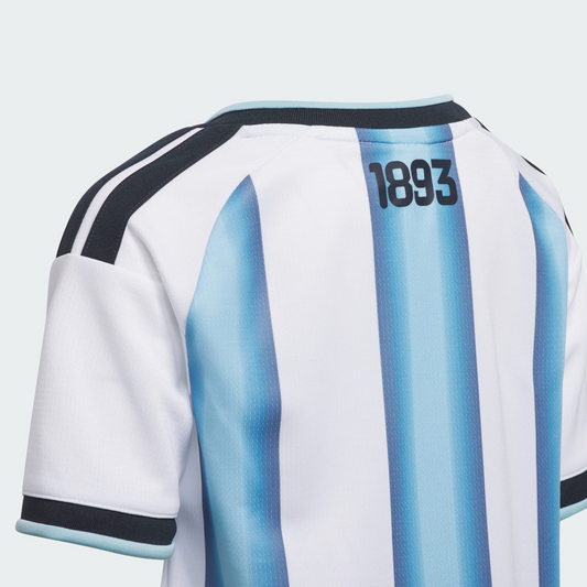 CONJUNTO INFANTIL ARGENTINA TITULAR COPA DO MUNDO 2026