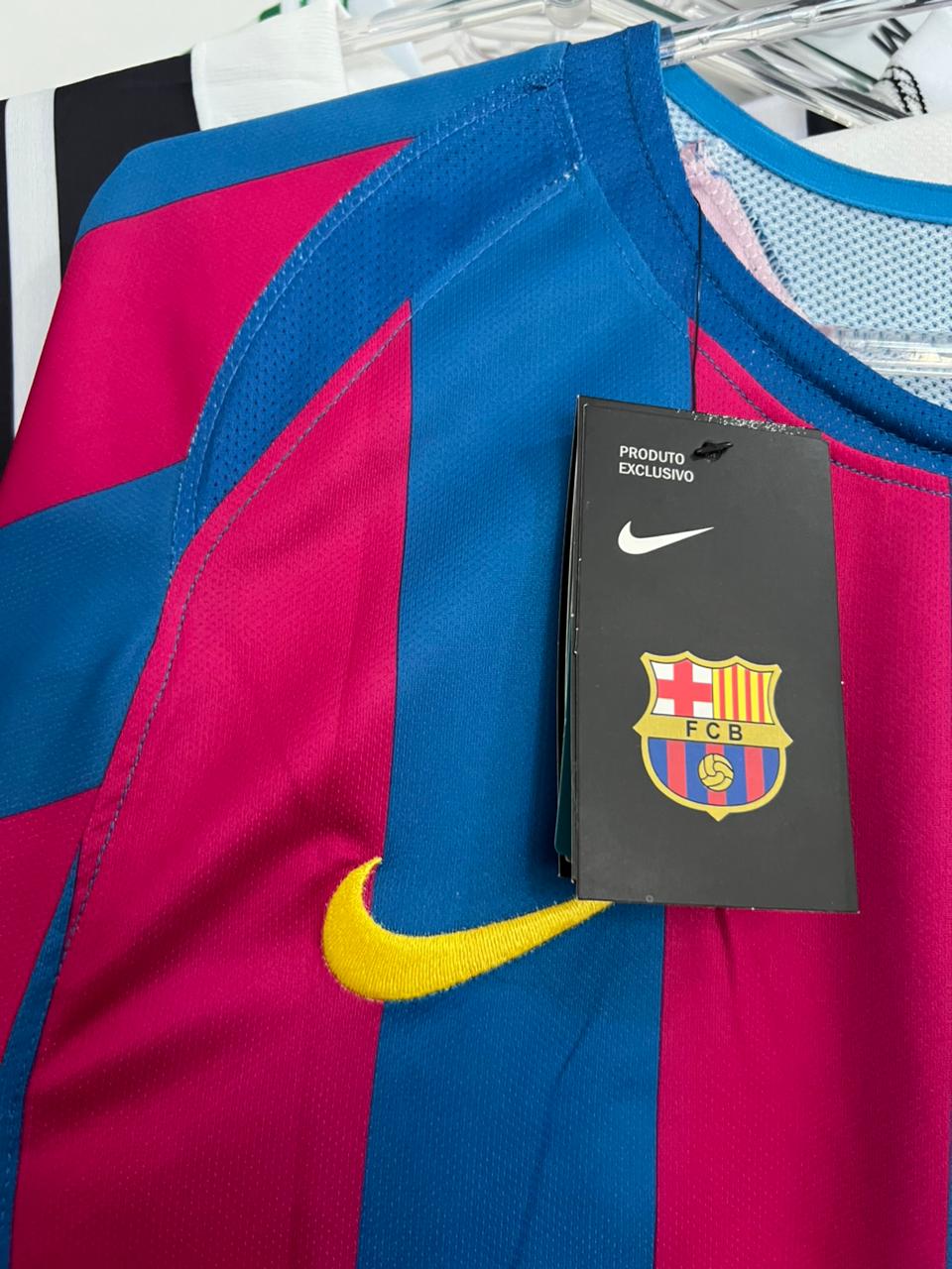 CAMISA RETRO BARCELONA 2005/06 PRONTA ENTREGA