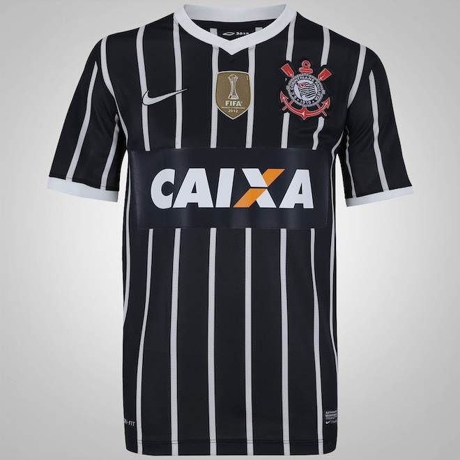 CAMISA RETRO TIMAO RESERVA 2013 PRETA/BRANCA MASCULINA