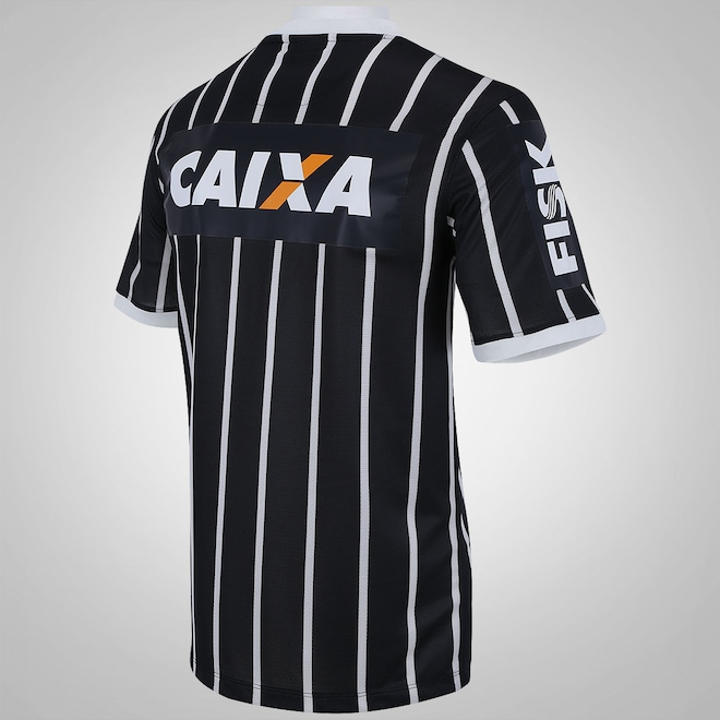CAMISA RETRO TIMAO RESERVA 2013 PRETA/BRANCA MASCULINA