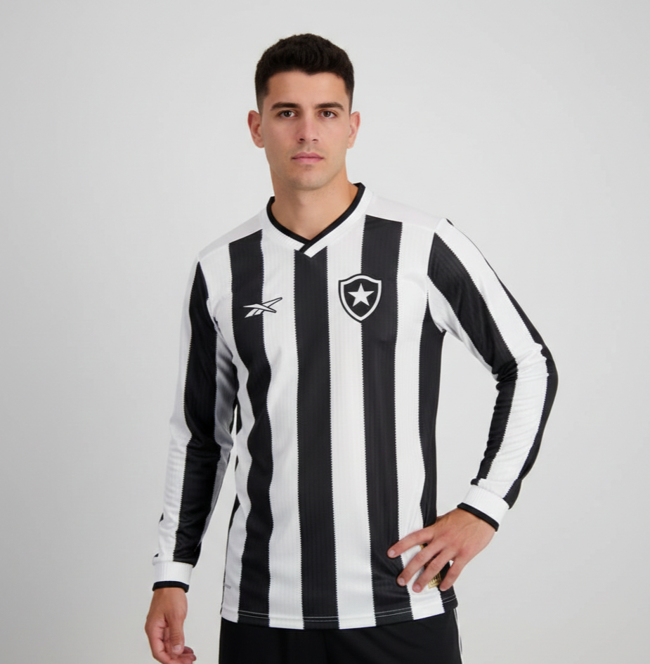 CAMISA BOTAFOGO HOME 2024/25 MANGA LONGA PRONTA ENTREGA