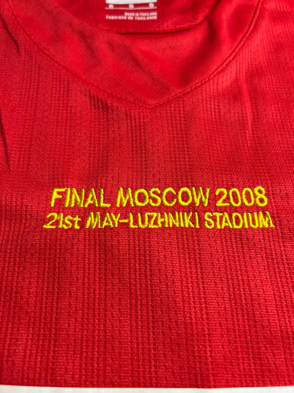 Camisa Retrô Manchester United 2007/08 Edição Champions League