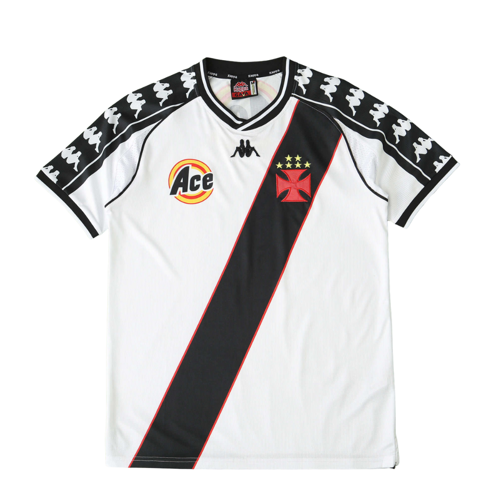 CAMISA RETRÔ VASCO DA GAMA WHITE 2000