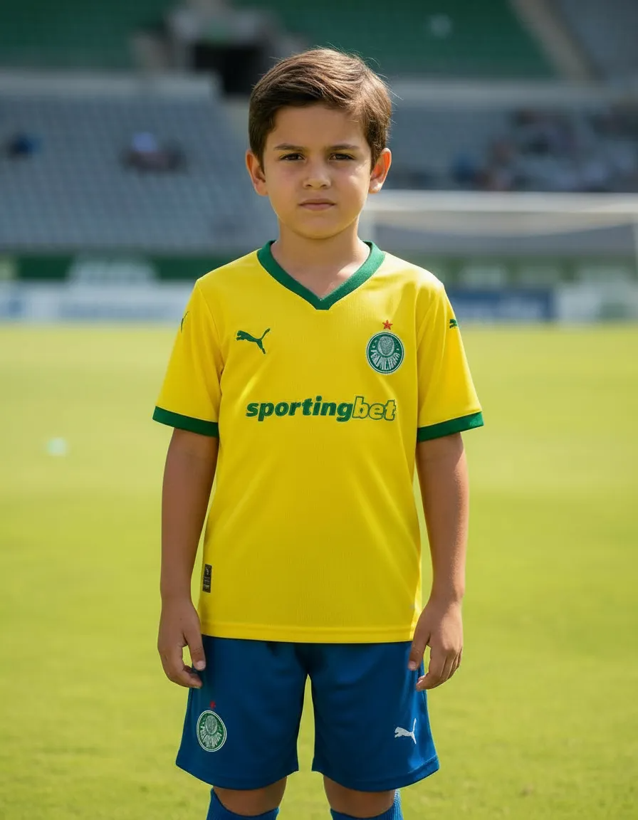 CONJUNTO INFANTIL VERDÃO THIRD 2025/26