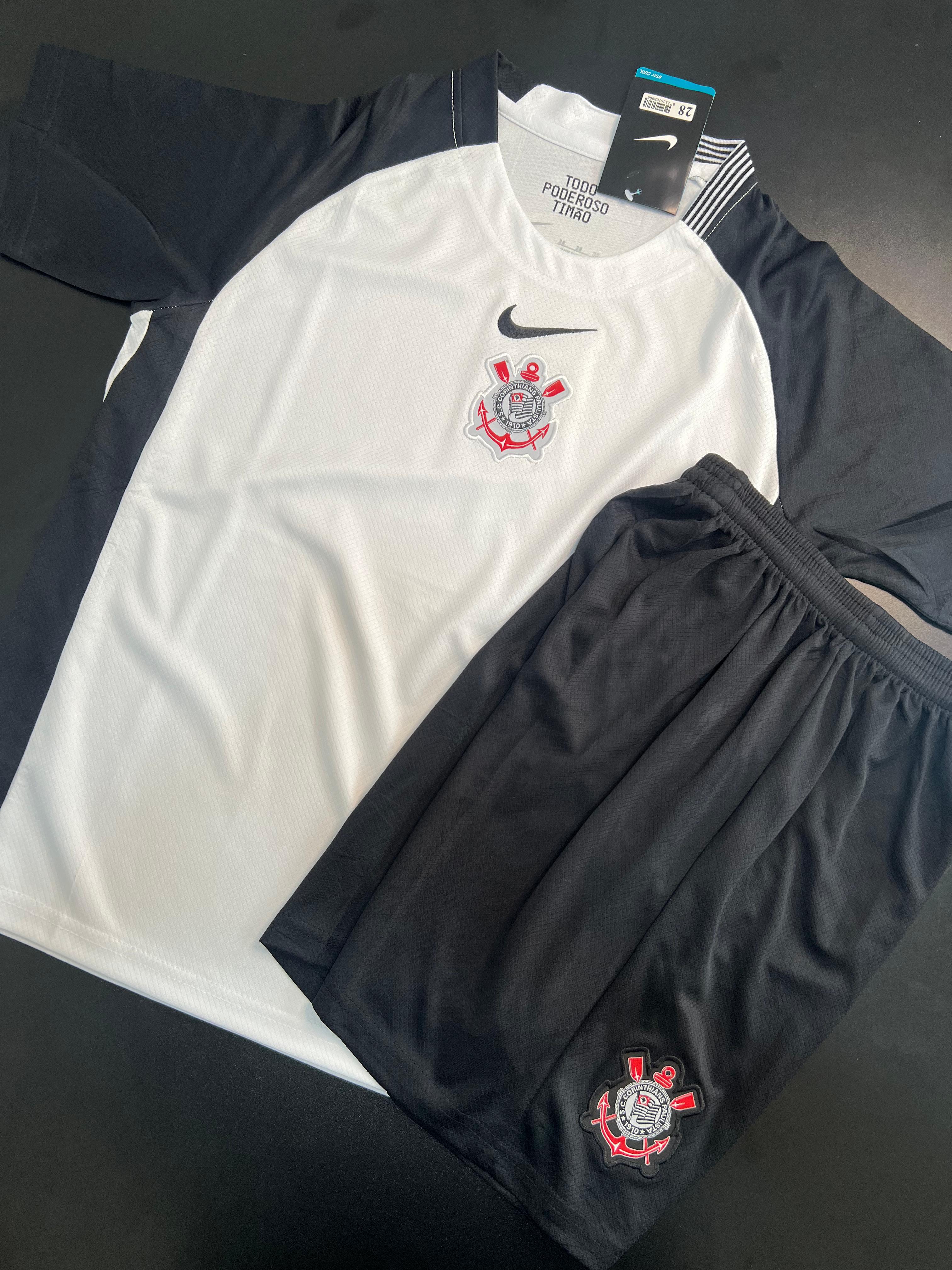 CONJUNTO INFANTIL TIMAO TITULAR I 2025/26 PRONTA ENTREGA