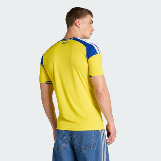 CAMISA SUÉCIA I 2026/27 TORCEDOR COPA DO MUNDO