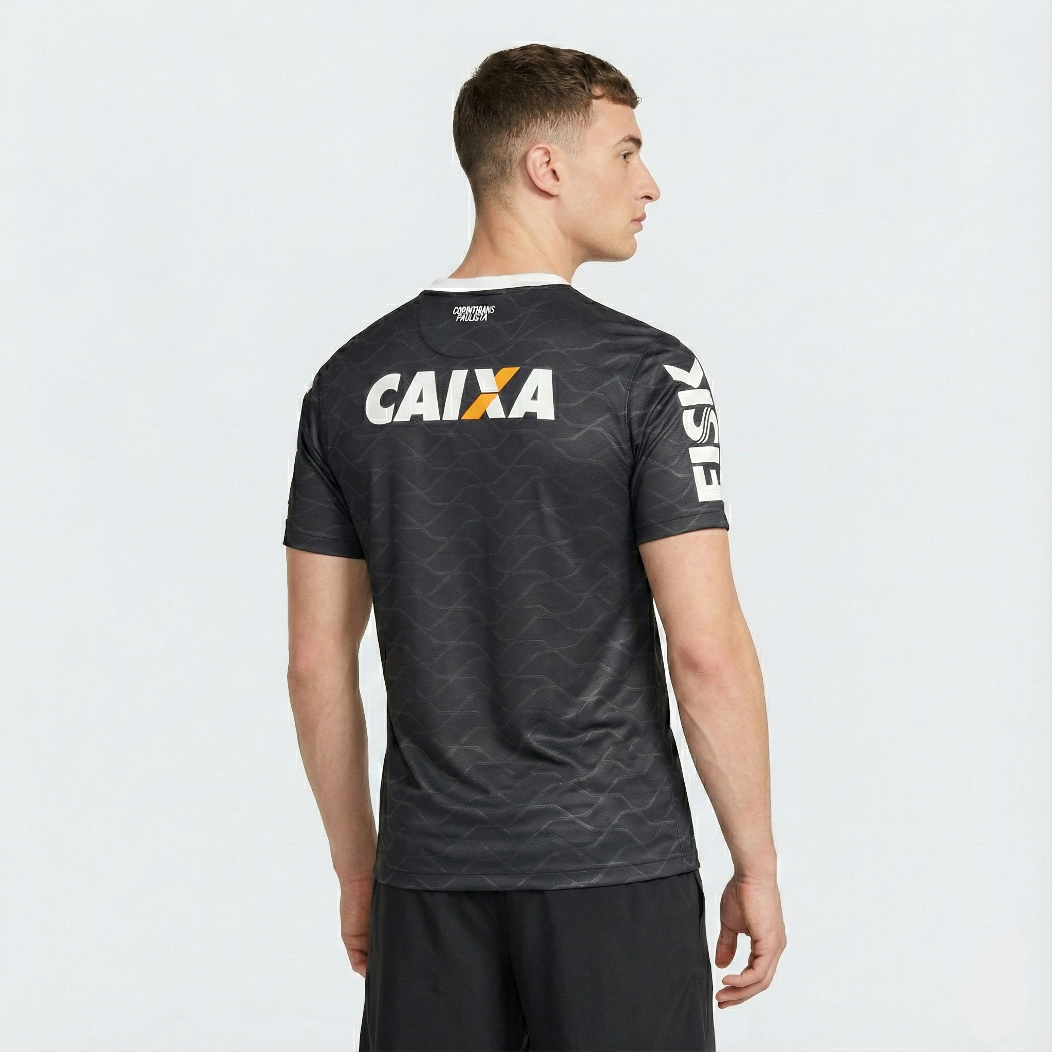 Camisa Retrô Timao 2012/13 RESERVA PRETA CAIXA