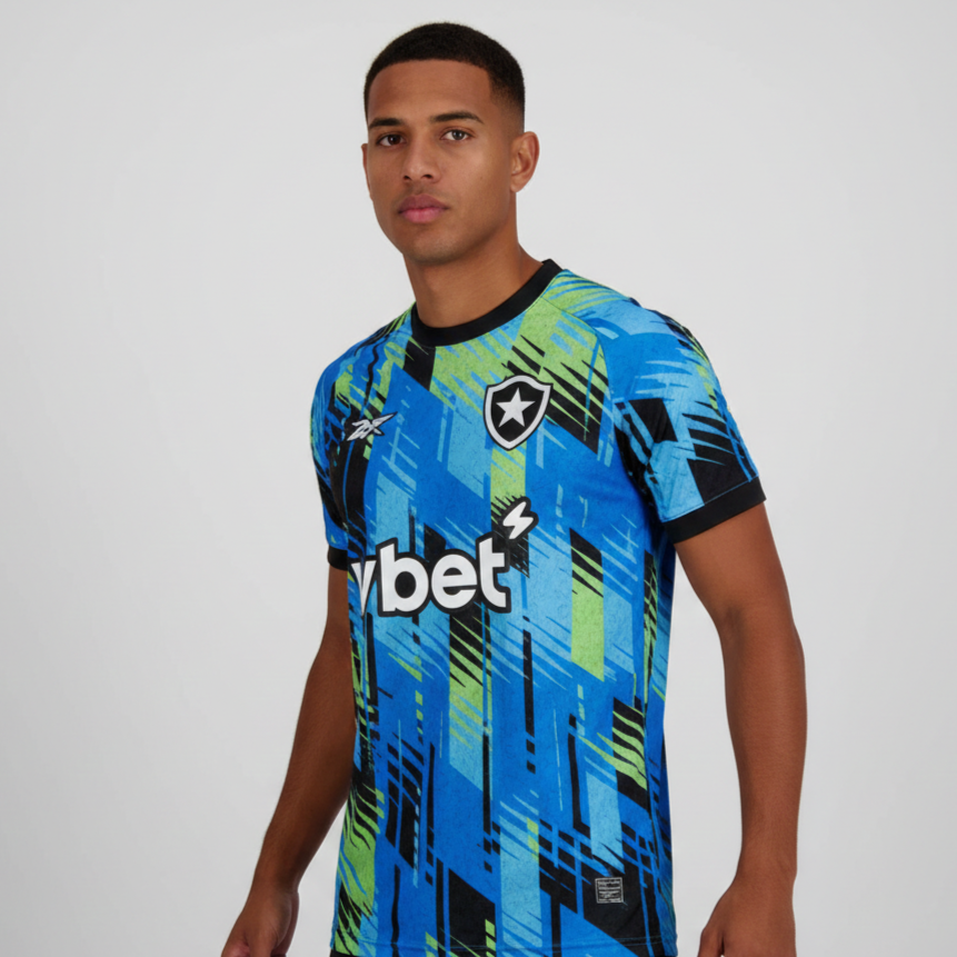 CAMISA BOTAFOGO REEBOK GOLEIRO HOME 2025/26 PRONTA ENTREGA