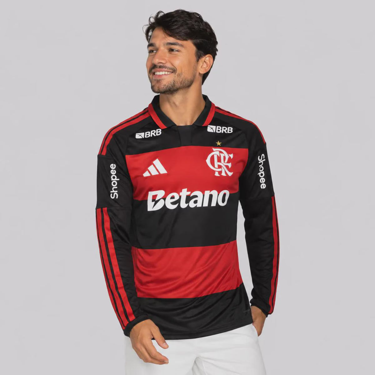 CAMISA MENGÃO 2026/27 TITULAR MANGA LONGA TORCEDOR MASCULINA
