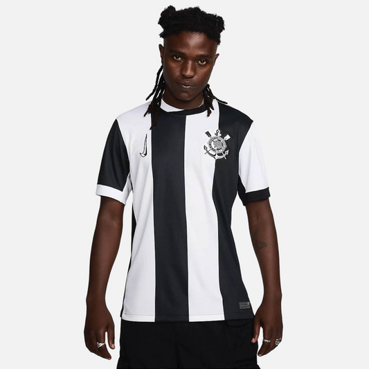 CAMISA TIMAO III THIRD 2024/25 TORCEDOR PRETA/BRANCA