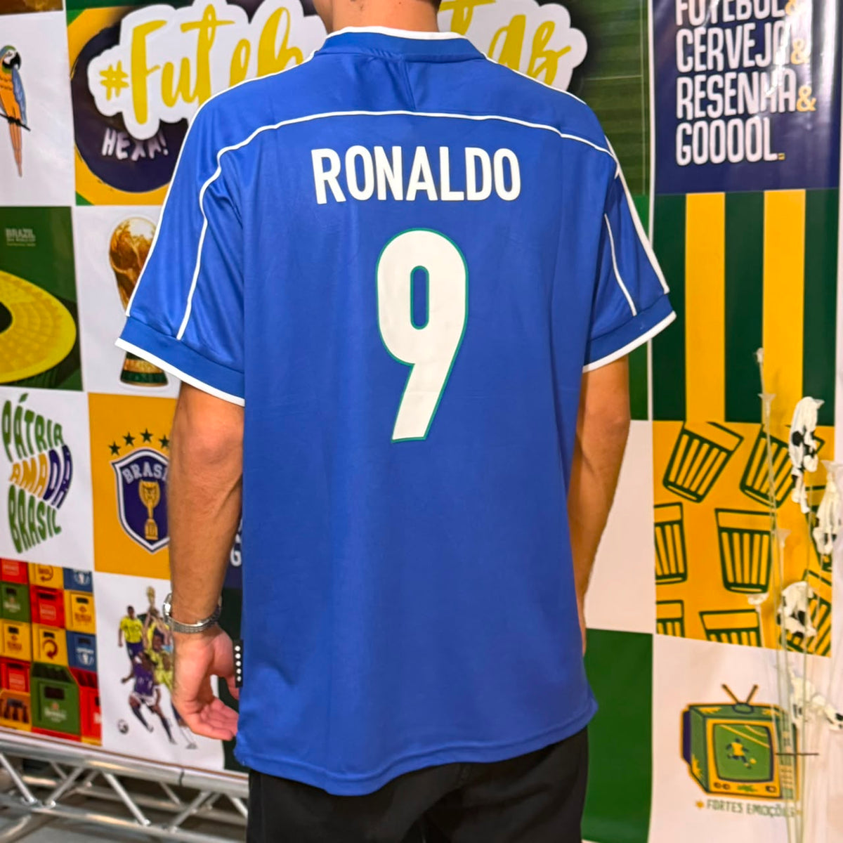 CAMISA SEL. BR 1998 AWAY PRONTA ENTREGA