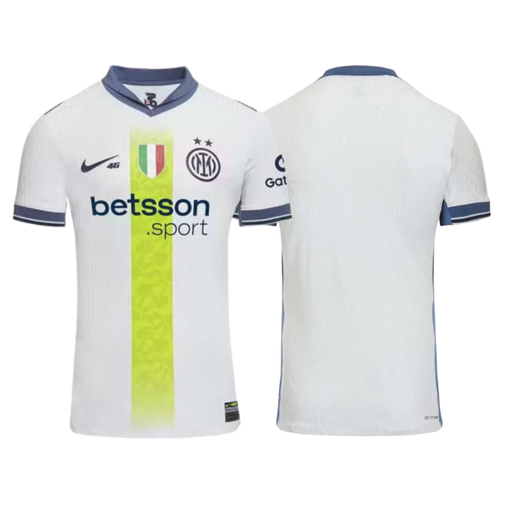 CAMISA INTER DE MILÃO EDIÇÃO VALENTINO ROSSI 46 VERSÃO TORCEDOR