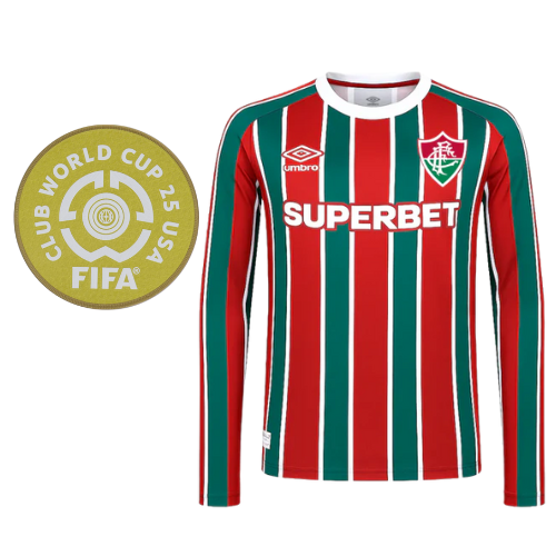 CAMISA FLUMINENSE TITULAR 2025/26 MASCULINA MANGA LONGA