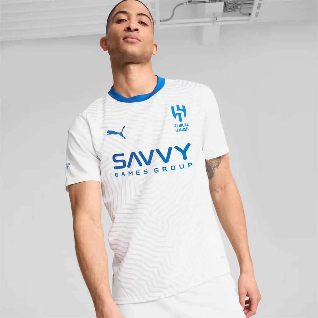 CAMISA AL HILAL AWAY 2024/25 BRANCO MASCULINA + CHAVEIRO ESPECIAL DE BRINDE