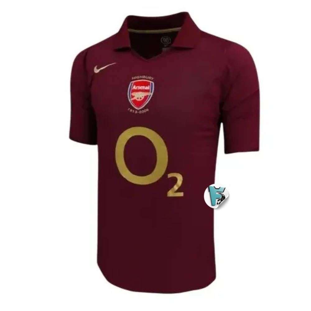 Camisa Retrô Arsenal 2005/06 Home