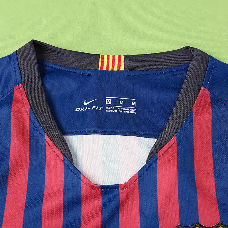 CAMISA RETRÔ MANGA LONGA BARCELONA HOME 17/18