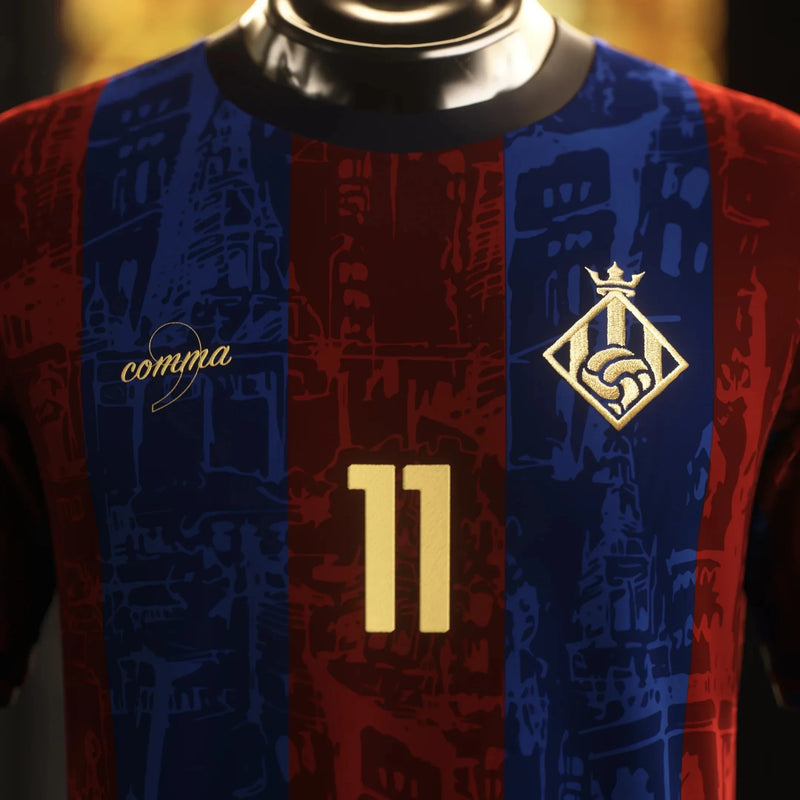 CAMISA THE PRINCE NEYMAR JR 11 GRENÁ EL CLÁSSICO 2024/25 ESPECIAL + CHAVEIRO ESCLUSIVO