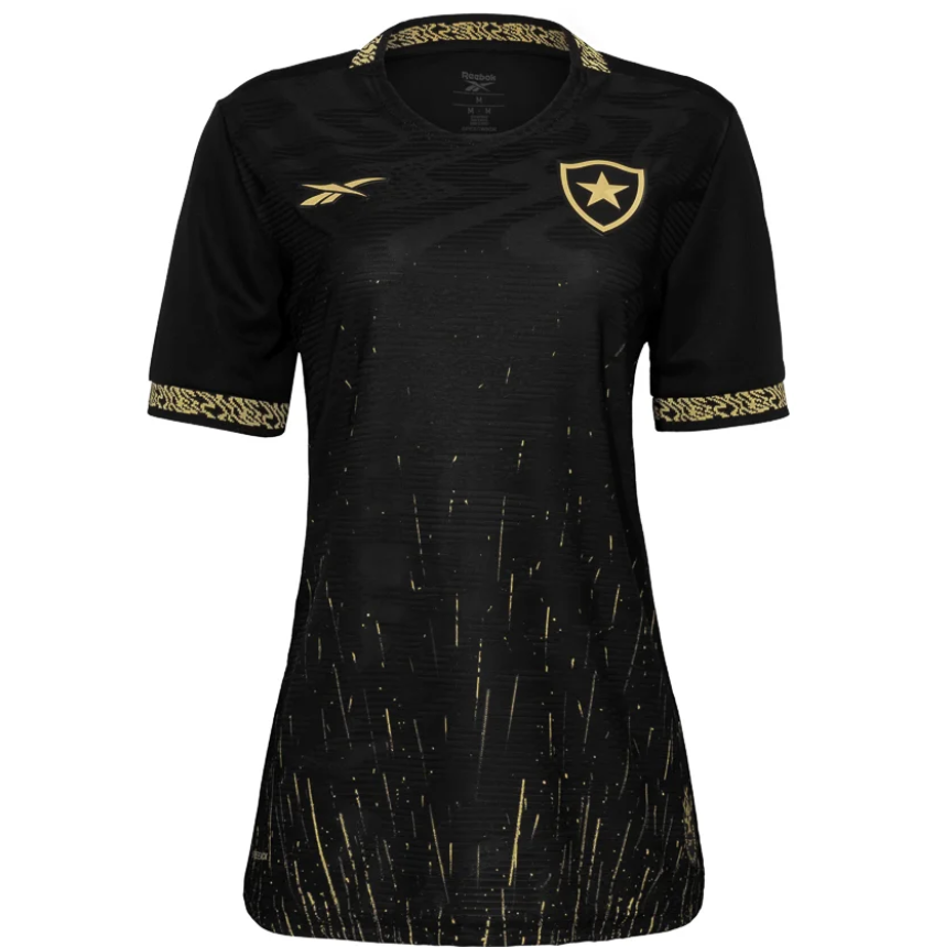 CAMISA FEMININA BOTAFOGO II 2024/25 RESERVA PRETA/DOURADO