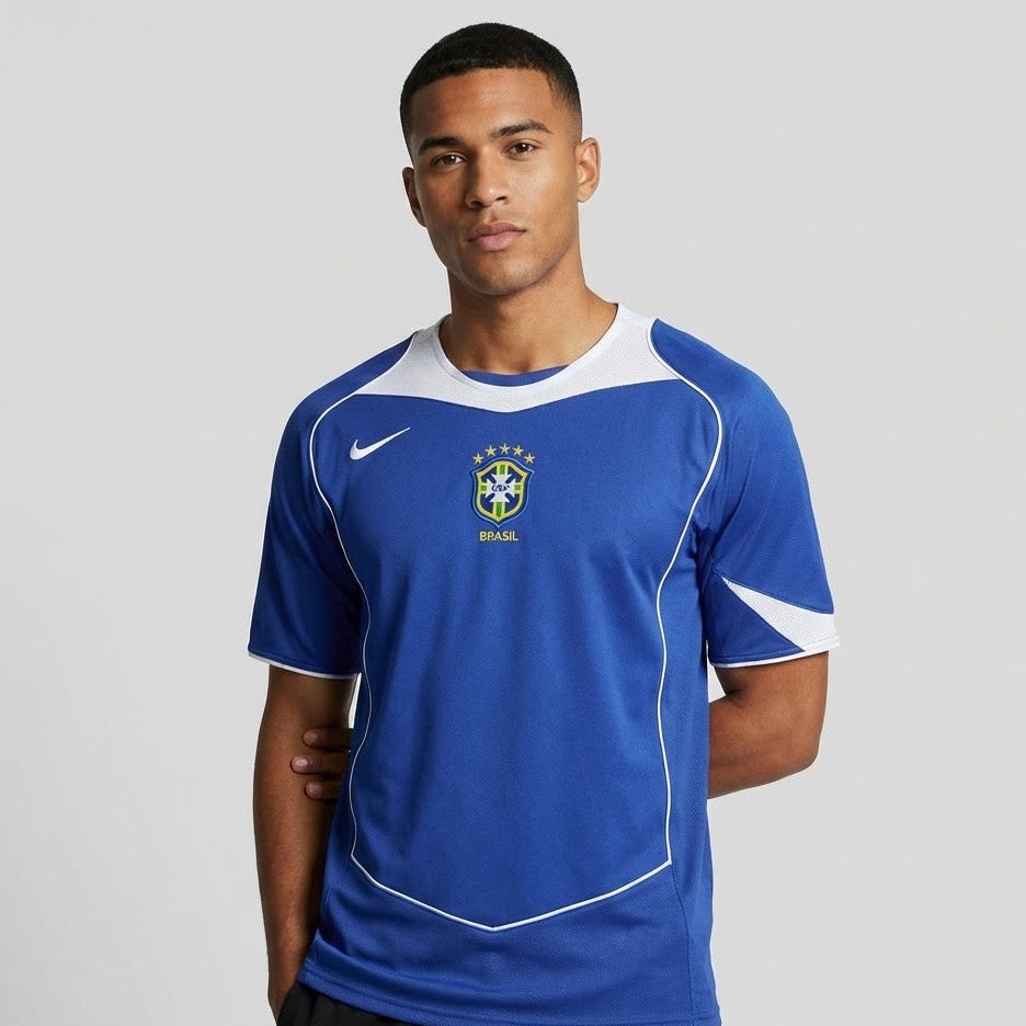 CAMISA RETRÔ BRASIL AWAY 04/05