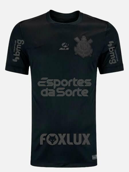 CAMISA TIMAO II AWAY 2024/25 TORCEDOR PRETA