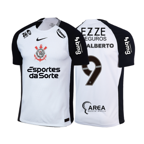 CAMISA TIMAO TITULAR 2025/26 BRANCA MASCULINA TORCEDOR