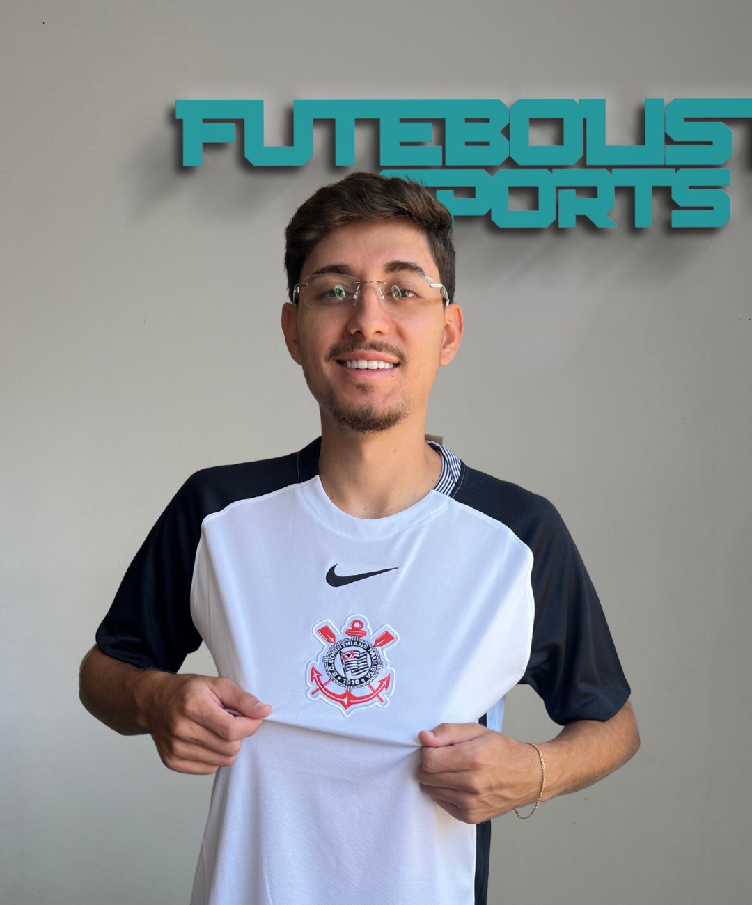 CAMISA TIMAO TITULAR 2025/26 BRANCA MASCULINA TORCEDOR