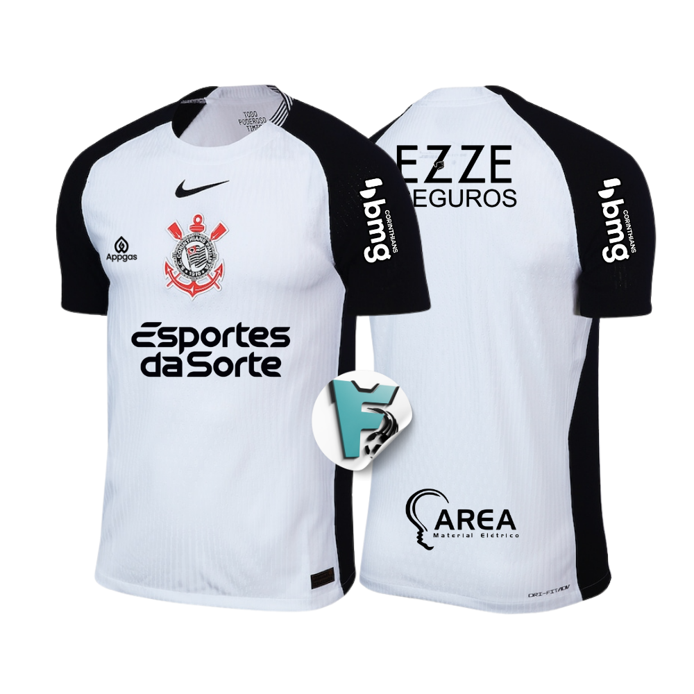 CAMISA TIMAO TITULAR 2025/26 BRANCA MASCULINA TORCEDOR