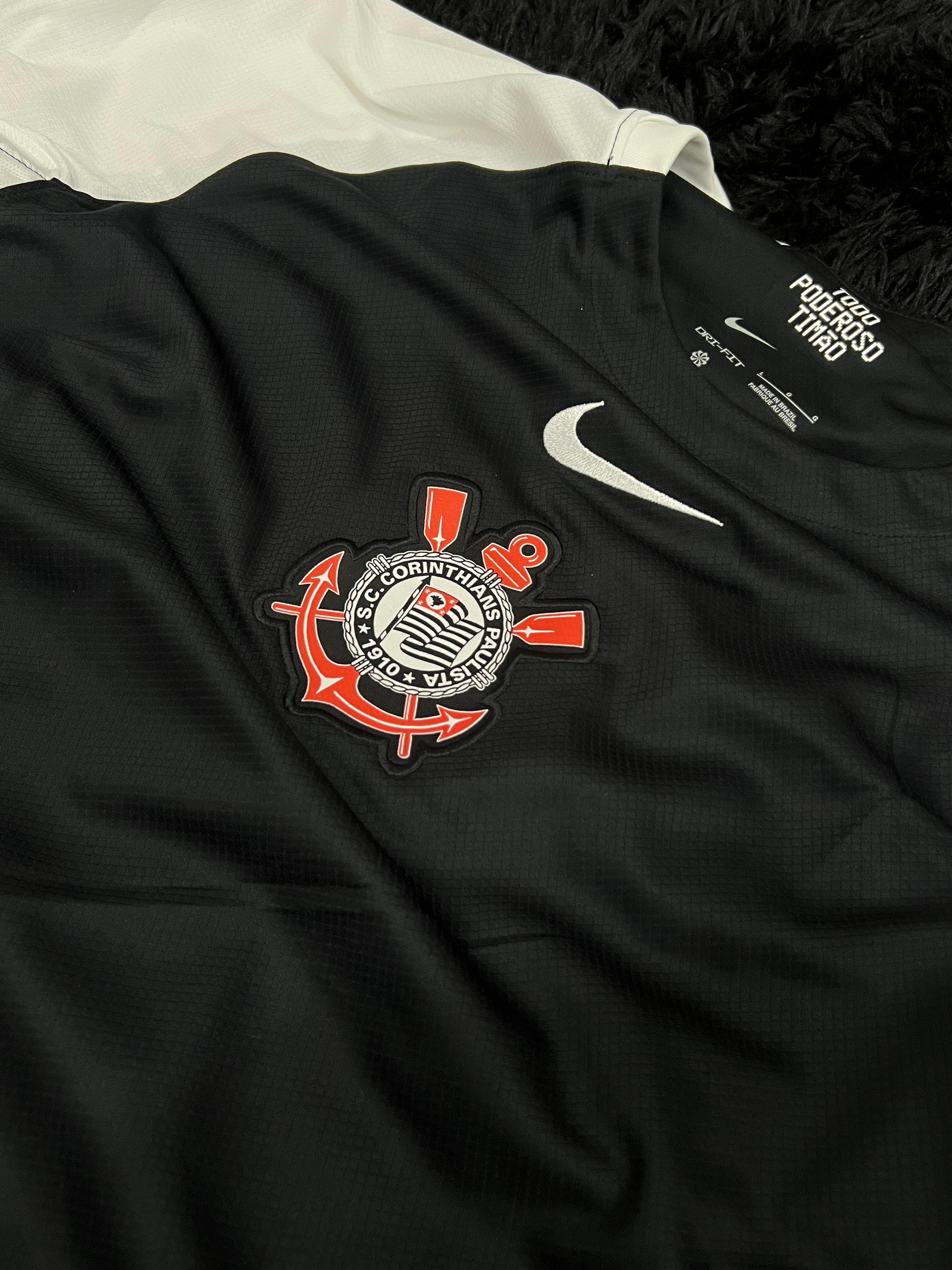 CAMISA TIMAO RESERVA 2025/26 PRETA FEMININA