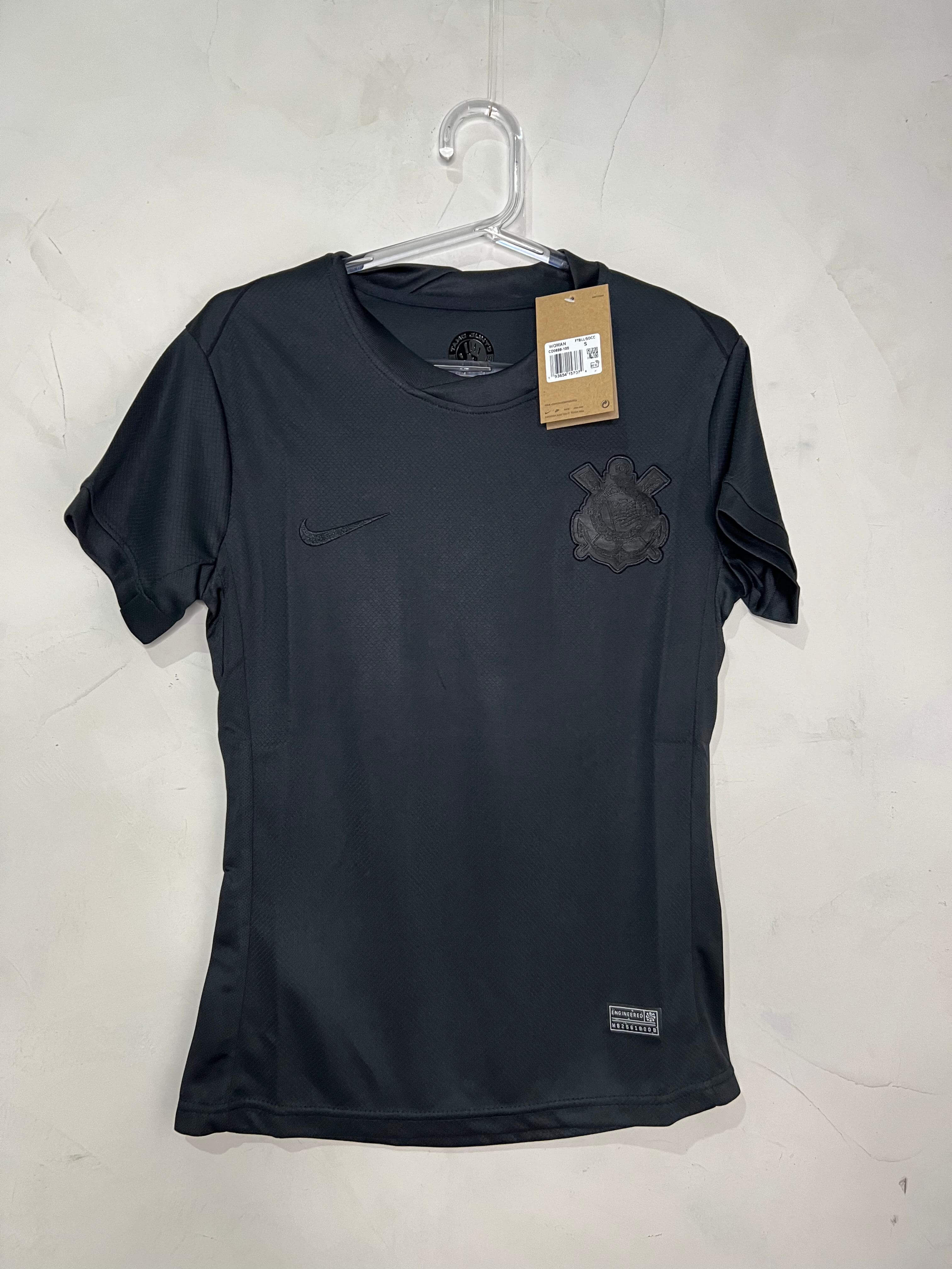 CAMISA FEMININA TIMAO II AWAY 2024/25 PRETO