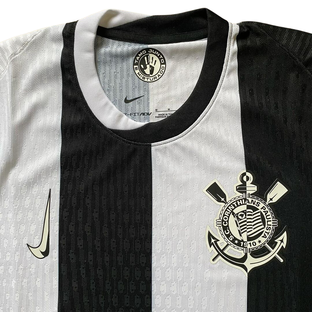 CAMISA TIMAO III THIRD 2024/25 VERSÃO JOGADOR PRETA/BRANCA
