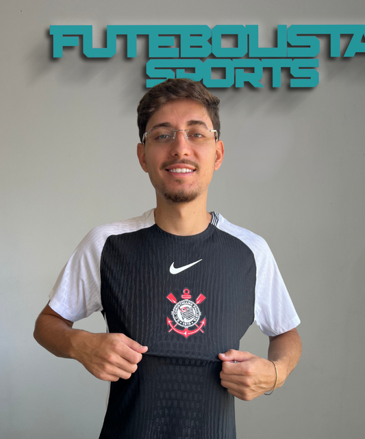 CAMISA TIMAO II RESERVA 2025/26 VERSÃO JOGADOR PRETA MASCULINA