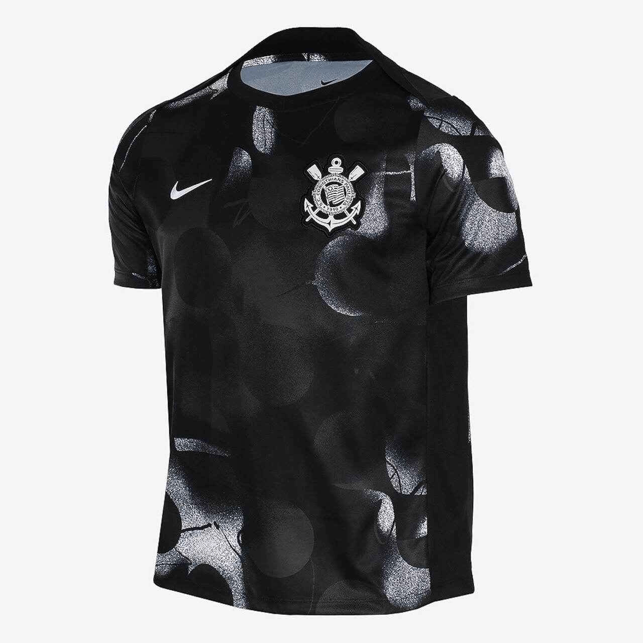 CAMISA TIMAO PRÉ JOGO 2025/26 PRETA MASCULINA